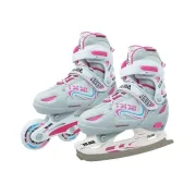 Role Adulti, Reglabile, 2 In 1 Ikki Girl, L, 39-42, Alb-Roz