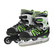 Role Adulti, Reglabile, 2 In 1 Marko,L, 39-42, Negru-Verde