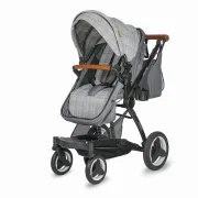 Carucior Transformabil 3 In 1 Coccolle Ambra - Gri