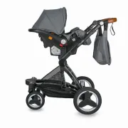 Carucior Transformabil 3 In 1 Coccolle Ambra - Gri