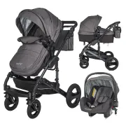 Carucior Transformabil 3 In 1 Coccolle Oppa - Gri