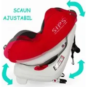 Scaun Auto Rotativ cu Isofix Coccolle Mira-Fix 0-18 Kg - Rosu