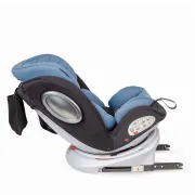 Scaun auto copii Rotativ, cu Isofix Hapi Ozy, 0-36 Kg,Albastru-Gri