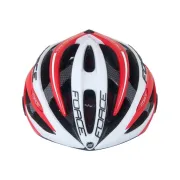 Casca Force Road Junior, alb/rosu, XS-S (48-54 cm)