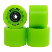 Roti Penny Board - 60 x 45 mm, Set 4 buc, Verde