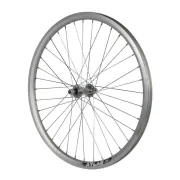 Roata Fata Bicicleta Cerurim, Janta Dubla Atlas, 24 inch, 507X18, V-Brake, Argintie