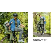 Scaun Bicicleta Copii Polisport Groovy Maxi FF - Verde-Crem