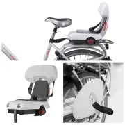 Scaun Bicicleta Copii Polisport Guppy Junior, Alb