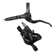 Frana Pe Disc Set Asamblat Shimano Bl-Mt201(L), Br-Mt200(F), Levier Aluminiu, Fara Adaptor