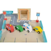 Garaj de lemn cu 3 etaje, 1085, 25 piese