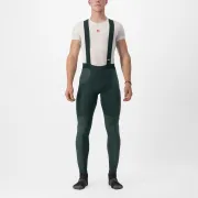 Pantaloni lungi cu bretele Castelli Sorpasso RoS Verde Inchis XS