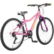 Bicicleta Copii Booster 2023 Plasma - 24 Inch, Roz