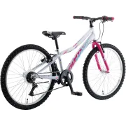 Bicicleta Copii Booster 2023 Turbo - 24 Inch, Alb