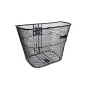 Cos Fata Bicicleta, metalic, DHS, accesorii prindere incluse - Negru