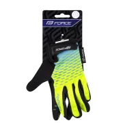 Manusi de vara Force Kid MTB Angle Fluo/Albastru M