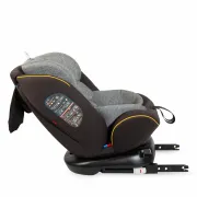 Scaun Auto Copii, Rotativ cu Isofix,Coccolle Nova, 0-36 Kg - Gri