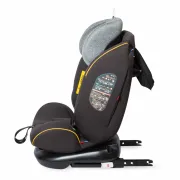 Scaun Auto Copii, Rotativ cu Isofix,Coccolle Nova, 0-36 Kg - Gri