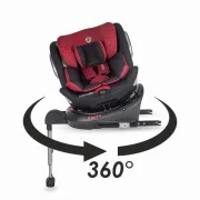 Scaun auto copii, rotativ, cu isofix, Coccole Vigo, 0-36 kg - Rosu/Negru