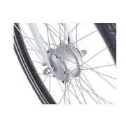 Bicicleta Electrica DHS 52421 - 28 Inch, M, Alb