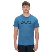 TRICOU ACID ORGANIC T-SHIRT CLASSIC LOGO BLUE S