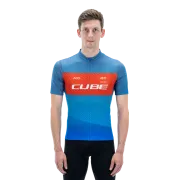 TRICOU CUBE TEAMLINE JERSEY CMPT S/S BLUE RED GREY S