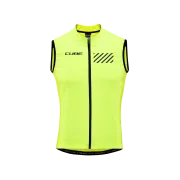 VESTA CUBE BLACKLINE SOFTSHELL GILET SAFETY BLACK N NEON YELLOW S