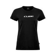 TRICOU CUBE ORGANIC WS T-SHIRT CLASSIC LOGO BLACK    XS S