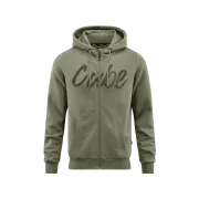 HANORAC CUBE ORGANIC ZIP HOODIE OLIVE L L