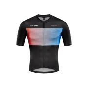 TRICOU CICLISM CUBE TEAMLINE JERSEY S/S BLACK BLUE RED L