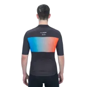 TRICOU CICLISM CUBE TEAMLINE JERSEY S/S BLACK BLUE RED S