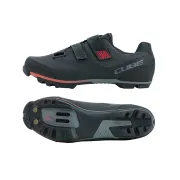 PANTOFI CICLISM CUBE SHOES MTB PEAK BLACK RED 44