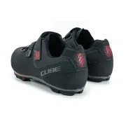 PANTOFI CICLISM CUBE SHOES MTB PEAK BLACK RED 44