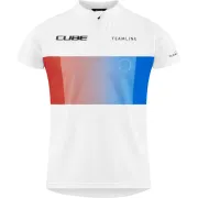 TRICOU CUBE TEAMLINE  ROOKIE S/S WHITE/BLUE/RED L