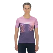 TRICOU CUBE TEAMLINE WS ROUNDNECK S/S VIOLET/ROSE M