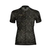 CUBE ATX WS JERSEY FULL ZIP CMPT S/S BLACK PATTERN XS