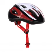 Casca Force Lark pentru copii negru/rosu/alb M (54-58 cm)