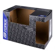 Casca Ciclism Force Bull, S-M, Fluo-Negru