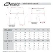 Pantaloni scurti Force MTB-11 bazon detasabil Galben Fluo/Bleu/Negru XS