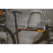 Suport perete pentru bicicleta pliabil gri/negru