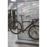 Suport perete pentru bicicleta pliabil gri/negru