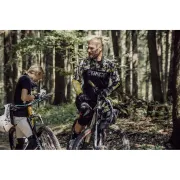 Manusi Force MTB SWIPE , negru/gri L