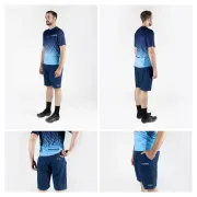 Pantaloni Force Blade MTB cu sub-pantaloni cu bazon Navy XXXL