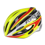 Casca Force Road, fluo/alb/rosu L-XL (58-63 cm)