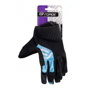 Manusi Force MTB Power, negru/albastru, XL