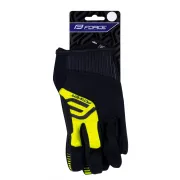 Manusi Force MTB Power, negru/fluo, L