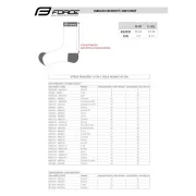 Sosete Force Mid, alb, S-M (36-41)