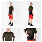 Tricou maneca scurta Force MTB Angle army XL