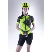 Tricou maneca scurta dama Force Vision, fluo, XL