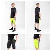 Pantaloni Force Blade MTB cu sub-pantaloni cu bazon Negru/Fluo XXL