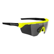 Ochelari ciclism Force Enigma, lentila neagra, fluo/negru mat